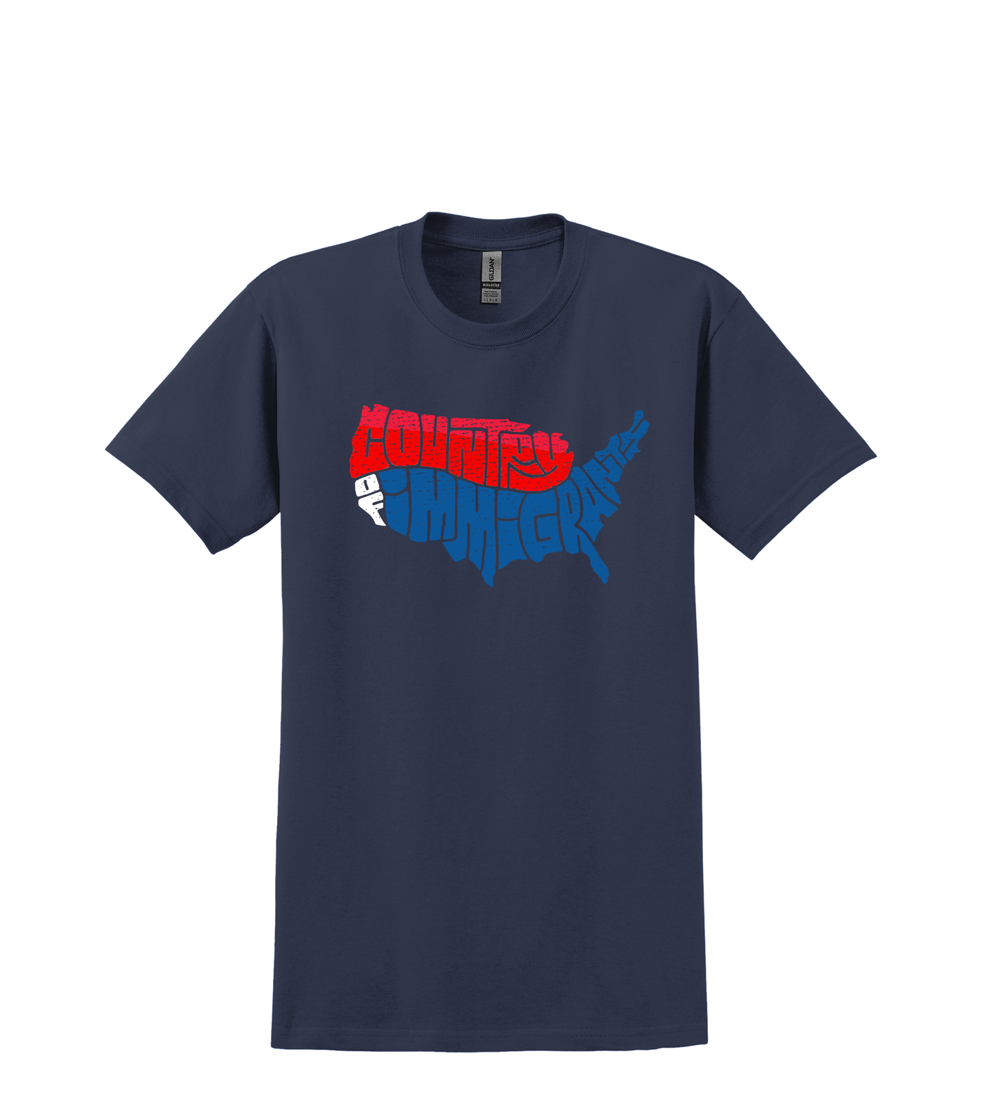 T SHIRT-COUNTRY OF IMMIGRANTS