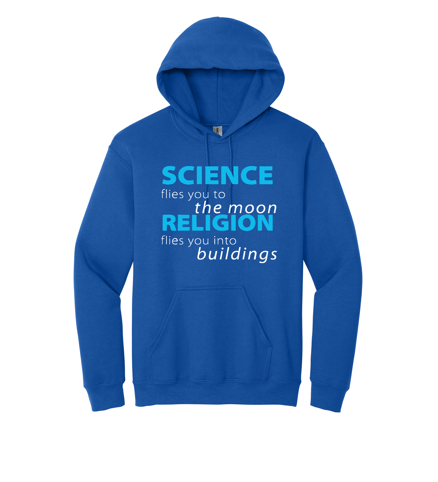 Hoodie - Science Flies Man to the Moon