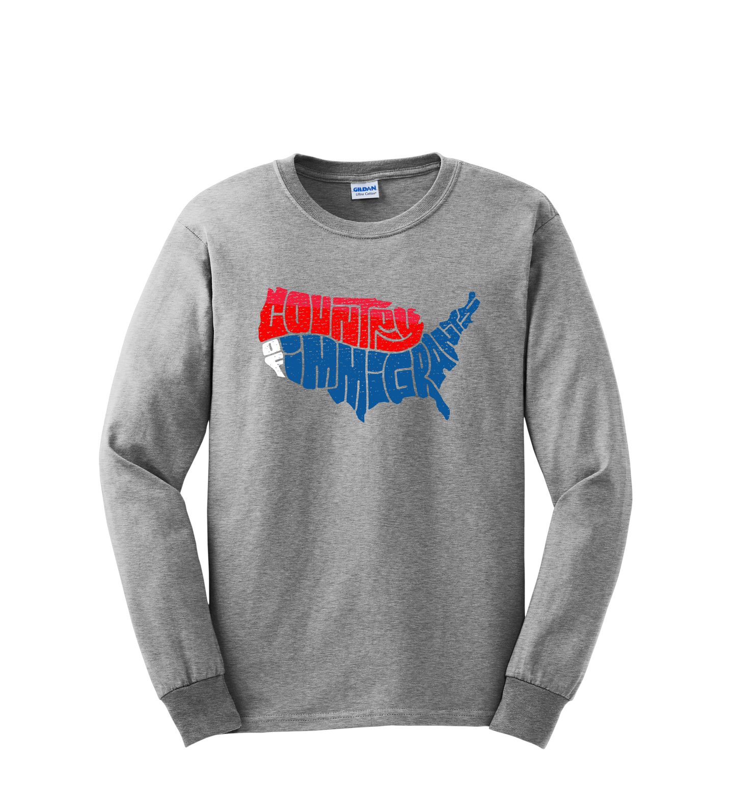Long Sleeve Shirt - COUNTRY OF IMMIGRANTS