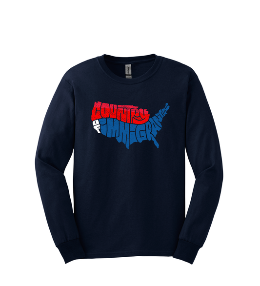 Long Sleeve Shirt - COUNTRY OF IMMIGRANTS