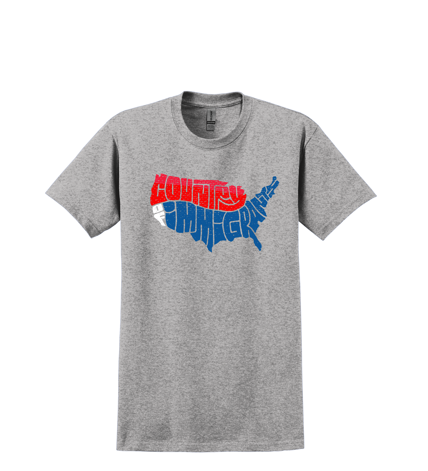 T SHIRT-COUNTRY OF IMMIGRANTS