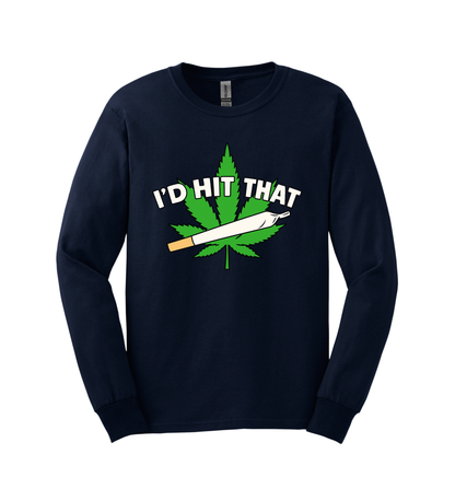Long Sleeve Shirt - I'd Hit That