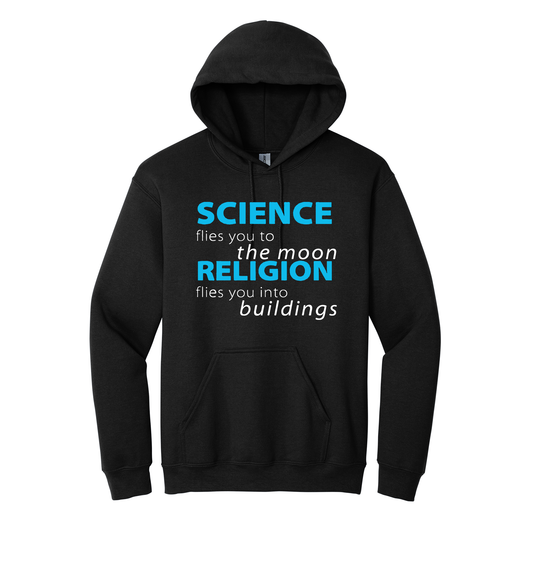Hoodie - Science Flies Man to the Moon