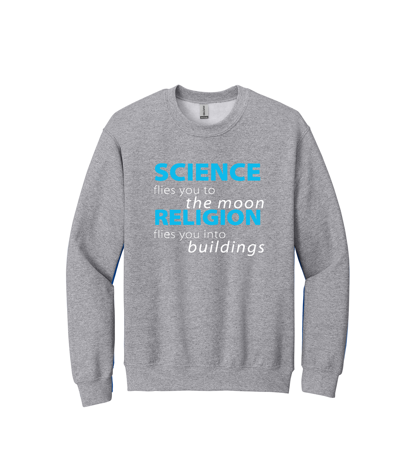 Crewneck - Science Flies Man to the Moon