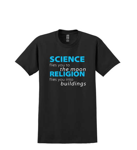 T-Shirt - Science Flies Man to the Moon