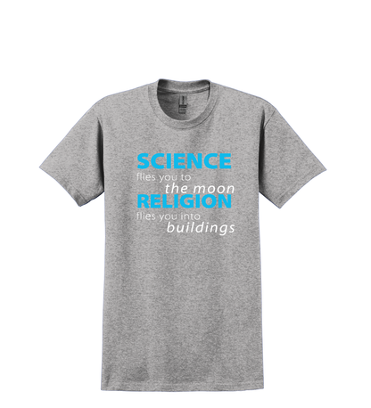 T-Shirt - Science Flies Man to the Moon