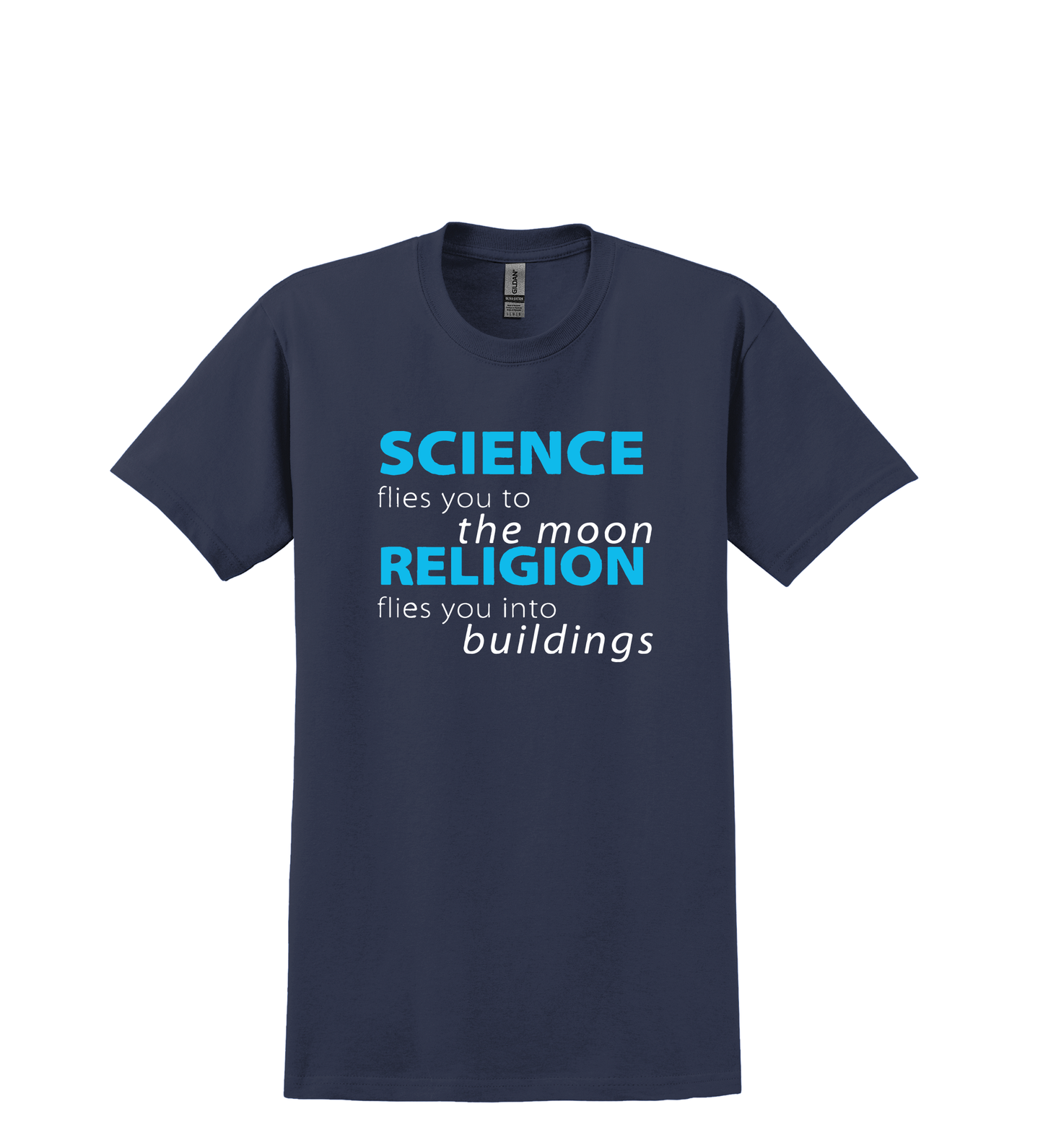 T-Shirt - Science Flies Man to the Moon