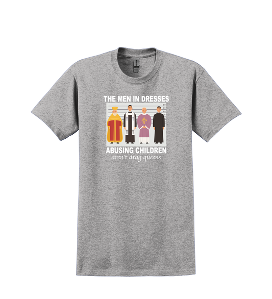 T SHIRT-Men in dresses