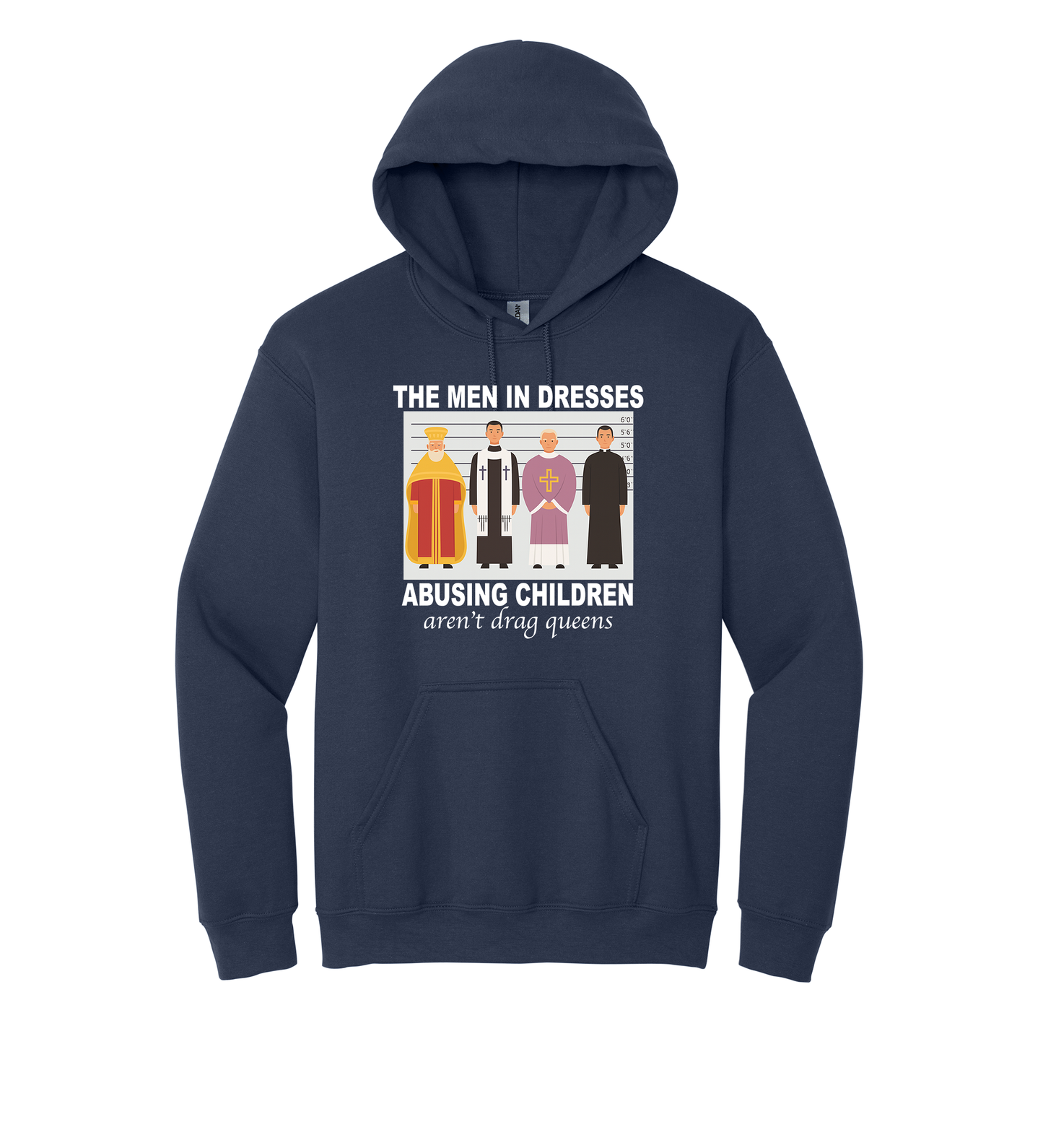Hoodie -Men in Dresses